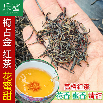 兰花香花果蜜香-红茶梅占金-肥芽明前高档2026年新茶小种红茶茶叶