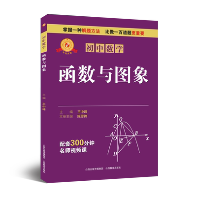 正版  专项突破·初中数学 函数与图象  王中峰主编 山西教育出版社出版