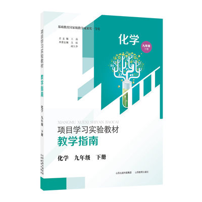 正版 项目学习化学教材配套教师用书 项目学习实验教材教学指南化学九年级下册 化学教参