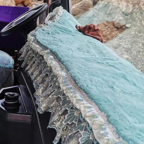 红岩杰狮C500M100C6驾驶室装饰仪表台避光垫加厚仿兔毛中间平台