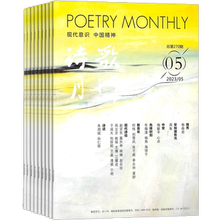 诗歌月刊杂志 2026年8月起订 1年12期 国内大型原创性汉语诗刊 中国当代诗歌期刊杂志订阅 杂志铺