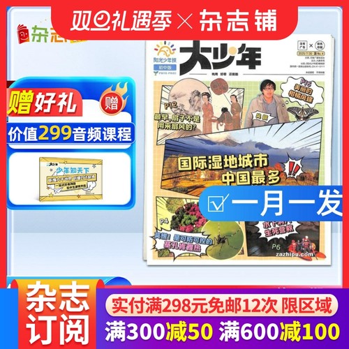 阳光少年报初中版大少年报纸