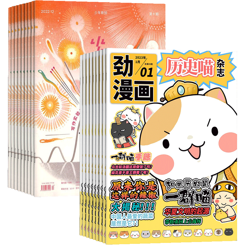 历史喵+少年新知杂志组合