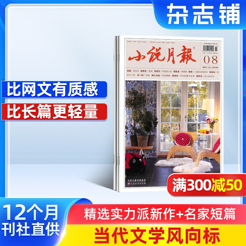 小说月报杂志订阅文学爱好者