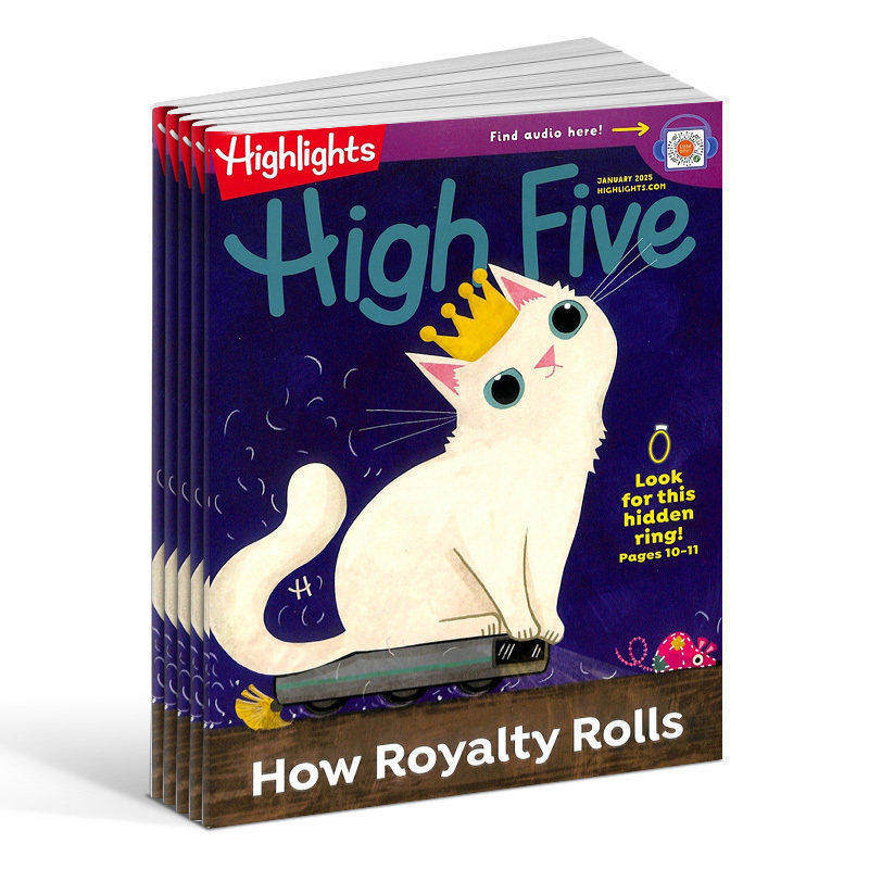 High Five杂志 2026年3月起订 1年共12期 4-9岁全英文美国儿童启蒙蟋蟀童书 杂志铺