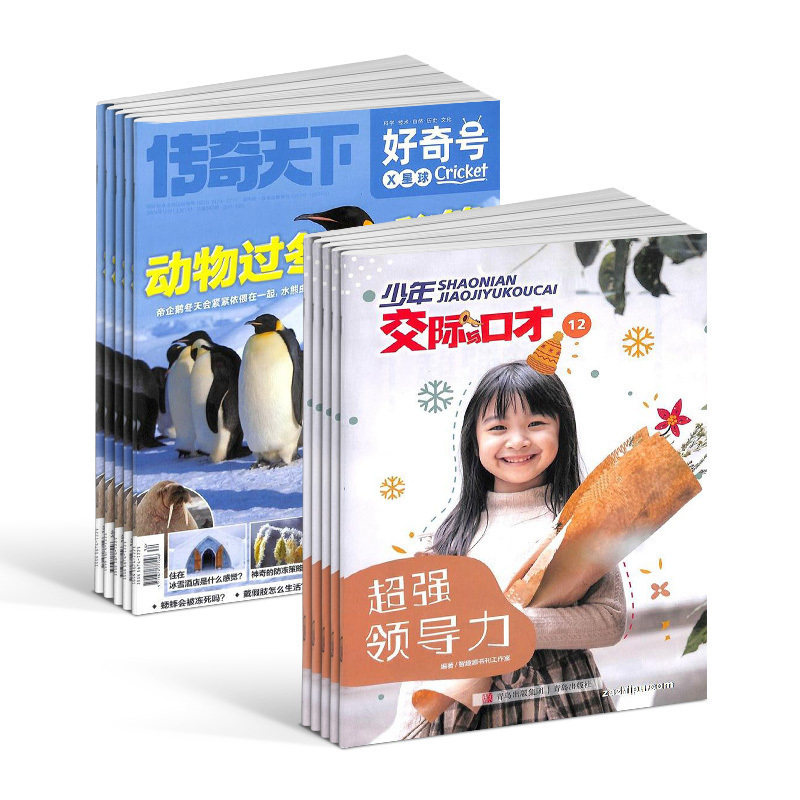 好奇号+少年交际与口才杂志组合 2026年7月起订全年订阅 美国著名STEM教育出版 智力开发少儿兴趣期刊杂志铺