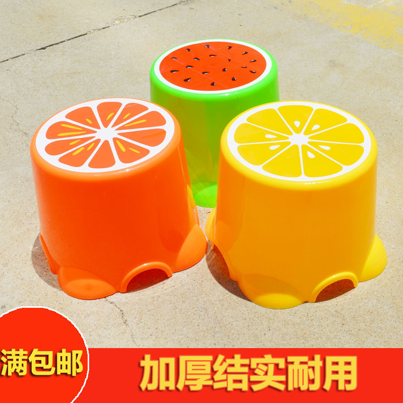 儿童凳子家用学习凳可爱水果凳塑料矮凳坐凳大小号垫高换鞋钓鱼凳