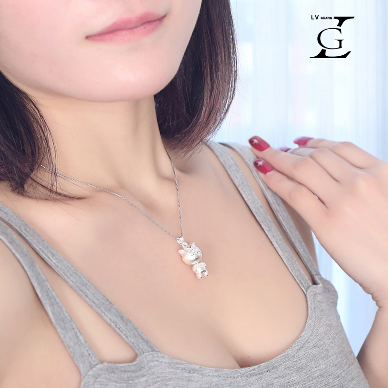 S925十二生肖锁骨链