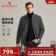 商务夹克三防夹棉衣外套保暖J 立领棉服冬季 航空PI棉 梦特娇男士