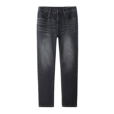 梦特娇棉弹舒适休闲牛仔裤直筒