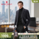中长款 羊绒大衣冬季 梦特娇男士 平驳领毛呢外套厚保暖J 羊绒羊毛
