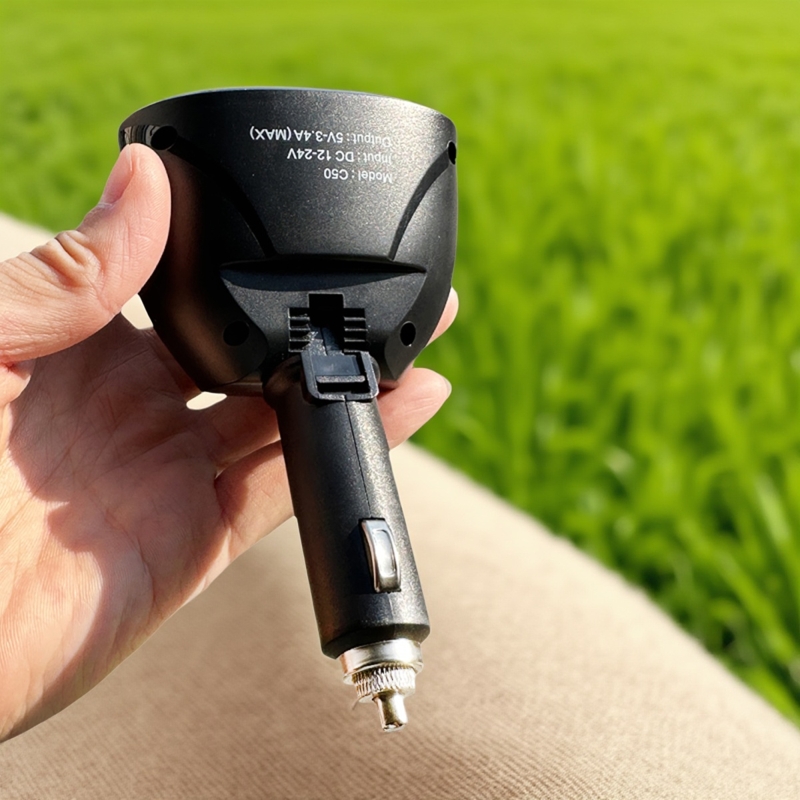 显示屏车载充电快充点烟车内礼品