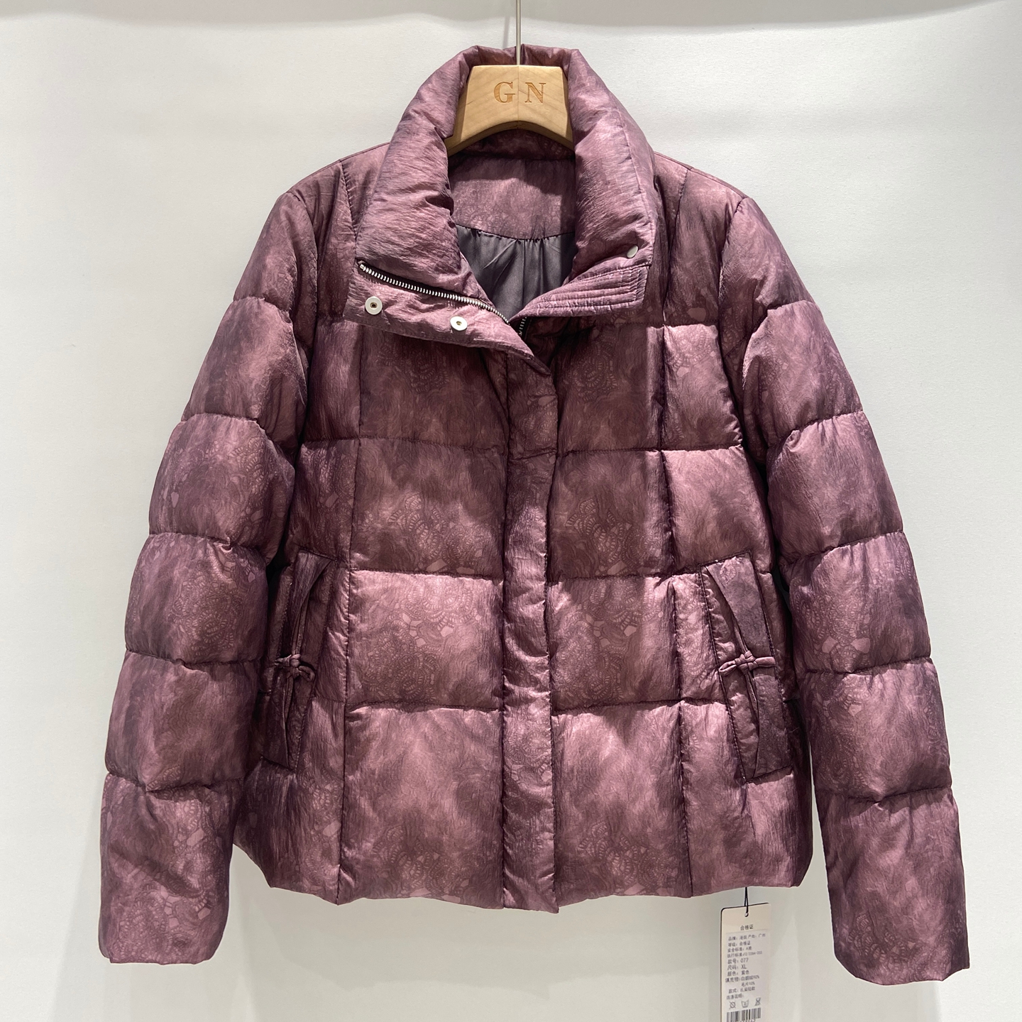 高端品牌轻奢风90绒鹅绒服女外套