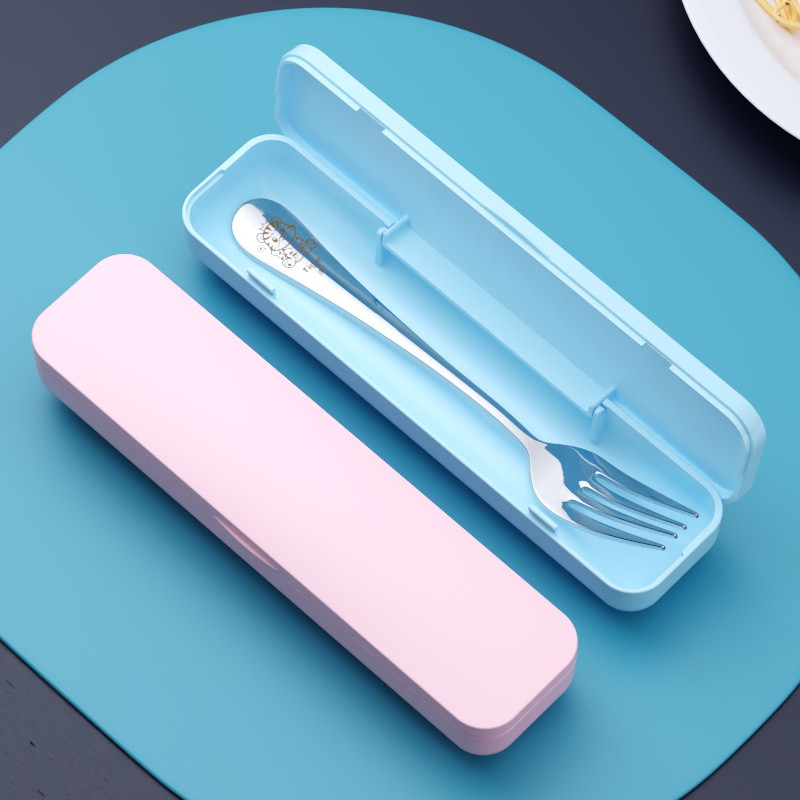 316不锈钢叉子家用饭叉个人专用意面叉子收纳盒食品级便携式餐叉,餐饮具,西餐餐叉,淘宝优惠券,粉丝福利购,淘宝优惠卷