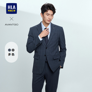 25秋季 系列西服套装 新通勤挺括光泽西服男 海澜之家轻商务经典 HLA