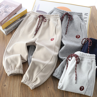 儿童裤子男童束脚卫裤2026新款今年流行爆款春季中大童休闲运动裤