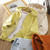 卫衣儿童上衣春季 帅气连帽中大童开衫 防风衣 2026新款 男童外套春装