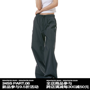 男女运动裤 FUNKYFUN原创设计拉链装 街头时髦休闲裤 长裤 饰风衣裤 子