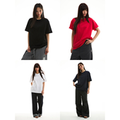 FUNKYFUN T恤 型纯色短袖 2025SS 夏日男女五色纯棉230g宽松大版