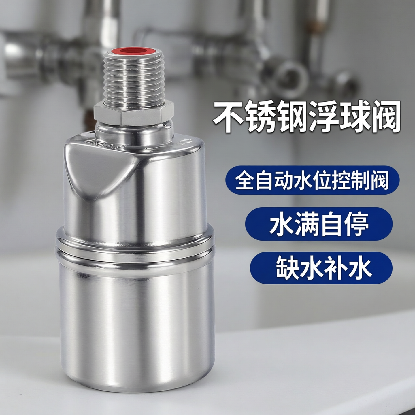 不锈钢水满自停阀浮球阀开关水位控制器水塔自动上水止水阀水满停
