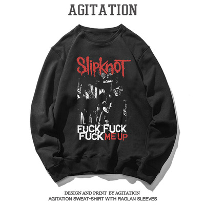 dj摇滚重金属乐队长袖卫衣衣服