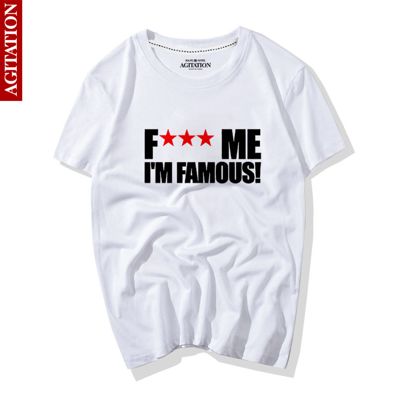 David Guetta半截袖男短袖t恤男 大卫库塔DJ电音周边衣服潮牌纯棉