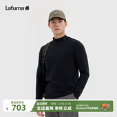 T恤通勤百搭打底衫 LAFUMA乐飞叶户外秋冬男士 保暖休闲半高领长袖