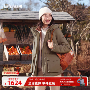法国LAFUMA乐飞叶户外Primaloft填充棉防风拒水轻量棉服女保暖棉