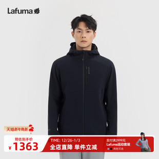 Lafuma 乐飞叶户外连帽CORDURA耐磨软壳夹克男防泼水内里加绒外套