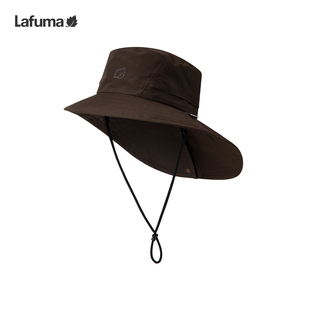 LAFUMA乐飞叶户外登山Windstopper男女大檐遮阳帽可调节绳带帽子