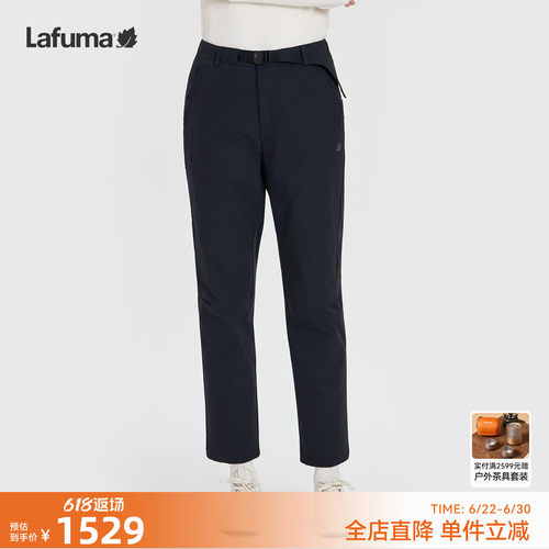 乐飞叶户外秋冬加绒棉裤子女