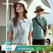 男上衣 polo衫 LAFUMA乐飞叶户外快干透气短袖 T恤女情侣休闲时尚