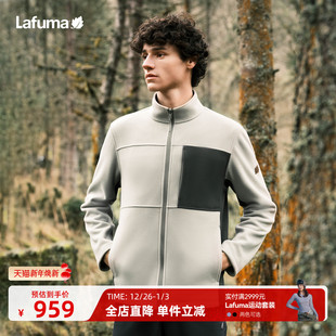 明星同款 立领保暖抓绒衣运动环保外套 乐飞叶秋冬男士 Lafuma