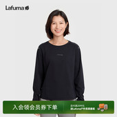 LAFUMA乐飞叶户外春季 T恤女士户外休闲运动圆领上衣 吸湿速干长袖