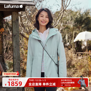 法国LAFUMA乐飞叶户外秋冬防风防水三合一冲锋衣女士抓绒内胆保暖