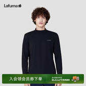 LAFUMA乐飞叶户外秋冬保暖小高领舒适弹力运动长袖 上衣 T恤男士