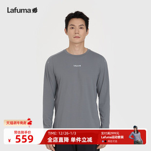 T恤男休闲套头内搭打底衫 运动速干长袖 新款 LAFUMA乐飞叶户外春季