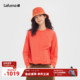 LAFUMA乐飞叶户外秋冬CORDURA圆领卫衣女士保暖运动休闲长袖 T恤
