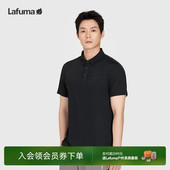 T恤 男运动抗菌短袖 LAFUMA乐飞叶户外防晒UPF40 凉感翻领POLO衫
