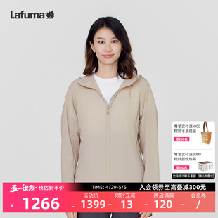 LAFUMA乐飞叶户外24新品 防紫外线凉感防晒衣女士运动皮肤衣UPF40