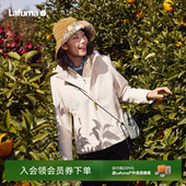 LAFUMA秋冬可拆卸帽抓绒衣女士保暖防风运动休闲摇粒绒外套