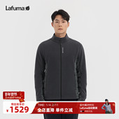 LAFUMA乐飞叶户外秋冬男立领抓绒衣拼接3M棉外套运动休闲保暖上衣