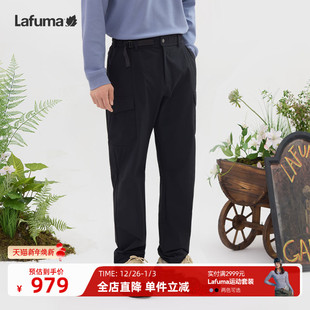 男登山徒步休闲裤 Lafuma 长裤 防泼水UPF40 子 乐飞叶新品
