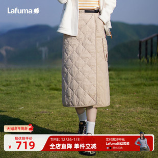 LAFUMA乐飞叶户外24秋冬防泼水工装 风半身棉裙女高腰防风裙子