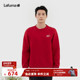 LAFUMA户外新年限定红色套头卫衣男士 圆领宽松时尚 休闲打底上衣