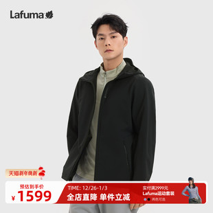 Lafuma 休闲运动登山上衣外套 乐飞叶秋冬连帽cordura耐磨夹克男士