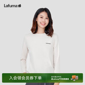 UPF40 LAFUMA乐飞叶户外春夏速干运动长袖 T恤女防晒圆领打底衫