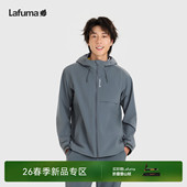 LAFUMA乐飞叶户外连帽软壳夹克男防泼水cordura耐磨运动休闲外套