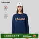 LAFUMA乐飞叶户外吸湿发热圆领卫衣女士柔软暖姜空气层打底上衣