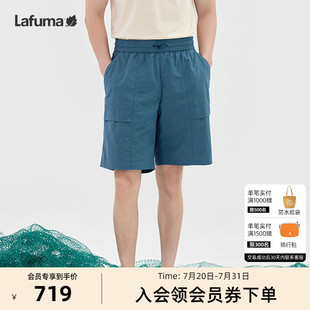 寬松工裝 LAFUMA樂飛葉戶外春夏新品 男士 風休閑褲 防潑水運動短褲 子
